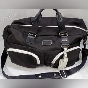 Tumi Lexus Duffle Tote Bag Black Nylon Limited Edition